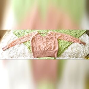 Lace Back Crop Sweater
